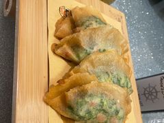 韭菜蛋饺-松沪名灶·豆浆鱼头·新上海菜(飞航吾悦广场店)