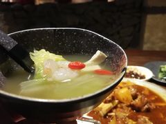 鲜虾白菜豆腐汤-并州大牌档之醉轻尘