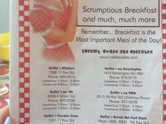 菜单-Nellies Break The Fast Cafe