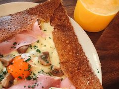 巴黎火腿鸡蛋芝士蘑菇可丽饼-RAC BAR(安福路店)