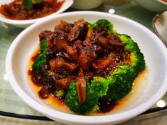 翡翠鲍汁扒海参-江南村酒家