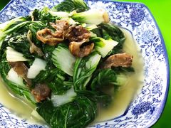 油渣炒青菜-巢湖名吃·徽府农家菜(半汤店)