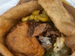-小红车炸蛋葱油饼