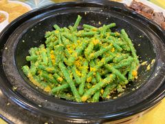 砂锅咸蛋啫豆角-阿四台山黄鳝饭(东门店)