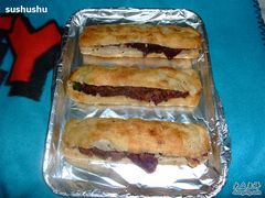 打包回来的驴火-王胖子驴肉火烧(鼓楼店)