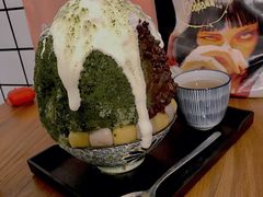 抹茶生乳かき氷-WONDER ICE 萬得冰田(建設路总店)