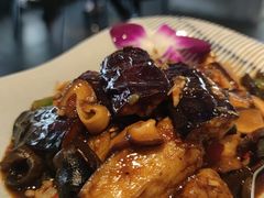 自制XO酱海参茄子-上楼私房菜(院士路店)