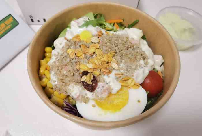 本味轻食(博学路店)-"原以为量很少但真的吃得饱外卖学校点不.