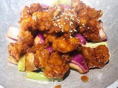 蒜香蜜汁排骨-绿茶餐厅(西单老佛爷店)