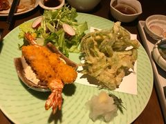 炸什锦菜配炸虾塔塔酱-笑福亭料理小馆(解放碑店)