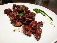 黑椒青酱牛肉粒-将相和·海鲜蒸饺大连菜