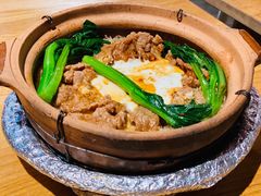 滑蛋牛肉煲仔饭-嘉年华面包房餐厅（饺子馆）(陶然亭店)