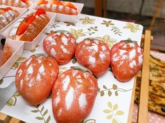 草莓奶油面包-山崎面包(静安久光店)
