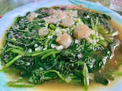虾仁烧菠菜-老健康贾姨原味馆