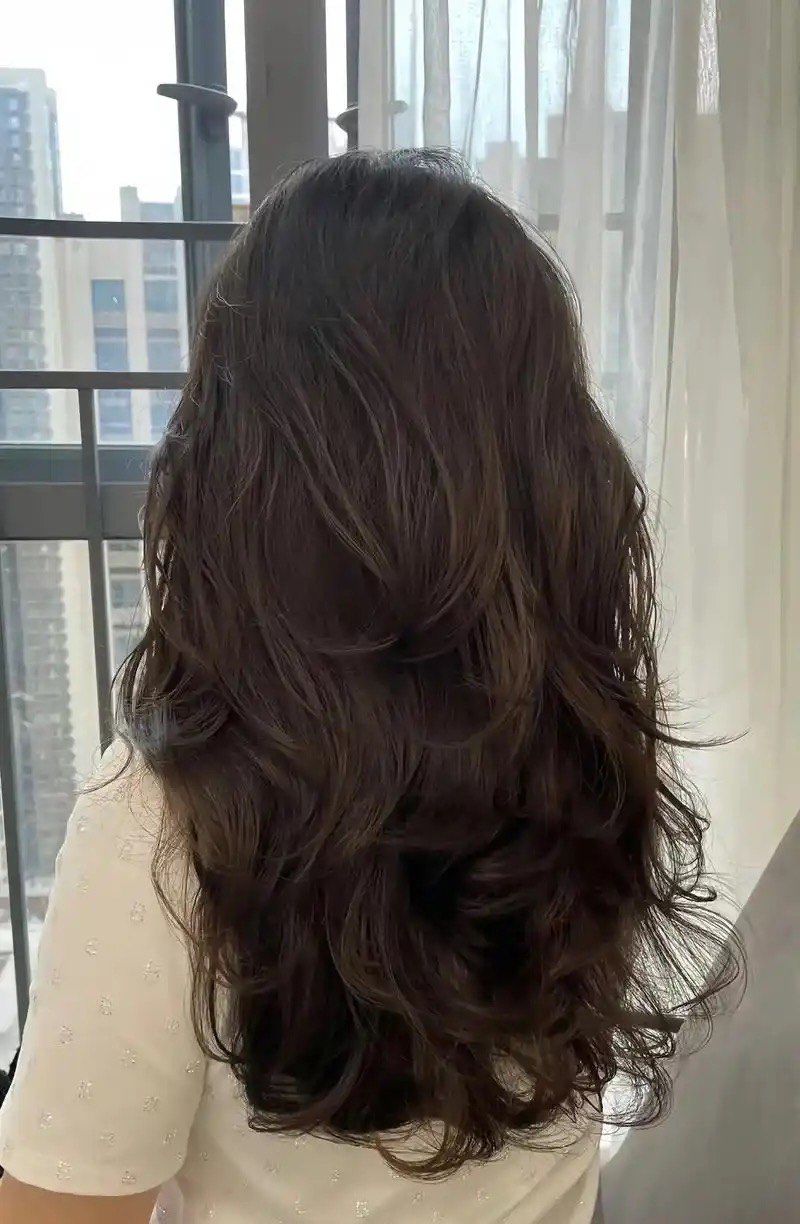 长发高层次微卷的美!