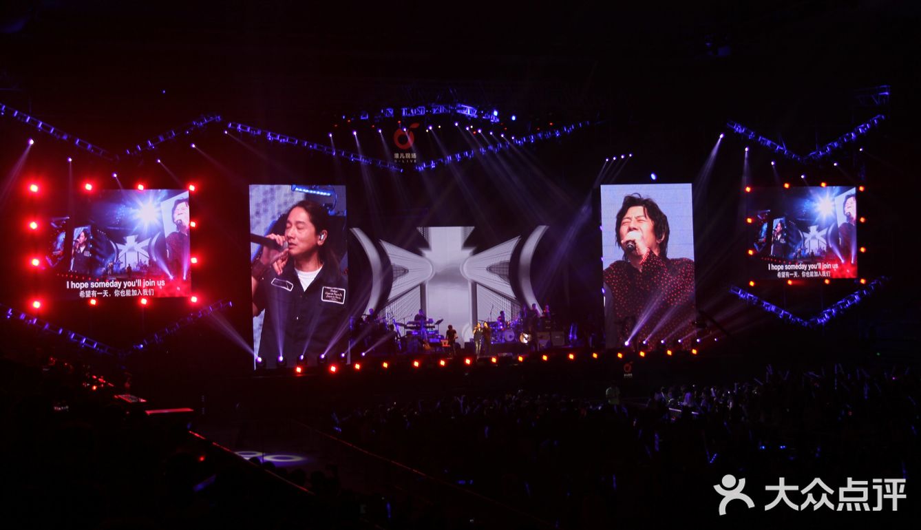 记录的演唱会库存照