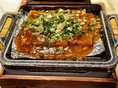 铁板包浆豆腐-绿茶餐厅(西单老佛爷店)