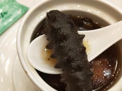 海参松茸瑶柱汤-太子园林酒家