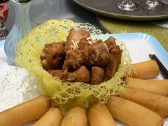 炸牛奶拼陈皮骨-海宝酒家(中山四路店)