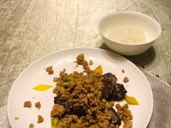 小炒茄子配米饭-厉家菜(金宝街店)