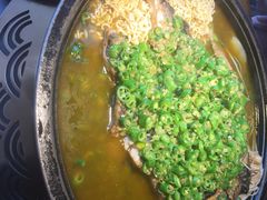 翡翠青椒烤黔鱼-烤匠麻辣烤鱼(环球中心店)