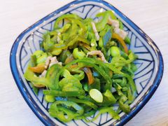 青椒肉丝毛豆子-朱洪元苏式面馆(绿宝广场店)