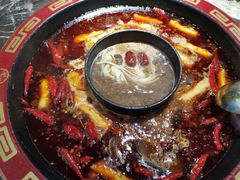 菌汤鸳鸯锅-蜀辣居鲜货老火锅(簇桥富顿中心店)