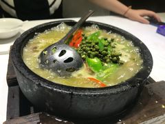 青椒莴笋肥牛-山泉公馆酒家(广州东站店)