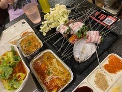 -長壹旋转烤吧 农家鸡火锅