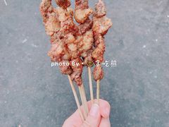 -劳动公园新疆人烤腰子