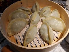 野菜蒸饺-悦海·家宴·冰花皮皮虾大锅贴(宝龙店)