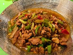 小炒黄牛肉-陈先进鱼馆·地道农家菜(萧山奥体店)