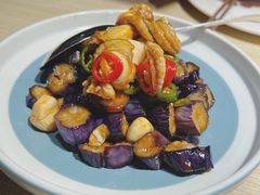 紫山茄拌扇贝-味莊·青岛菜(石老人店)