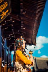 -后宫·古装汉服京剧儿童亲子全家福摄影