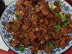 孜然羊肉-北大地皖峰饭馆