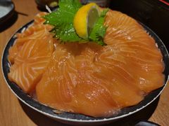 薄切深海三文鱼刺身-万岁寿司(天河领展店)