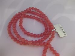 红纹石佛珠108颗，姻缘石-水晶世家(建国店)