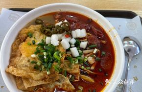 Spicy Snail Noodles with Chinese Sausage and Fried Egg