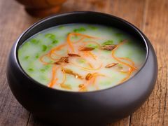 翡翠疙瘩汤-馋笼小食堂-青岛大虾包(繁花里店)