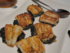 头水紫菜煎丝丁鱼-黑明餐厅(白鹭洲店)