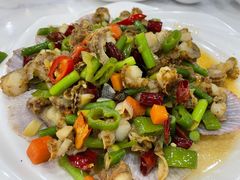 葱爆威海扇贝-郭姐·威海渔村(黄兴路店)