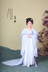 -后宫·古装汉服京剧儿童亲子全家福摄影