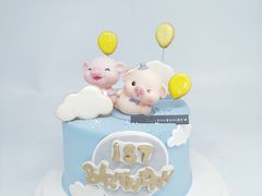 -卡比儿童蛋糕·心意定制·低脂零卡糖动物奶油FancyBALLOON(滨海店)
