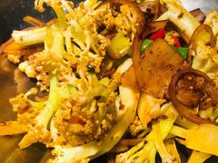 干锅有机花菜-吕氏疙瘩汤·私家菜馆(慈云寺店)