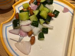 拌三丁-街角等你.大连海鲜烧烤.经典铁板海鲜串(西安路店)