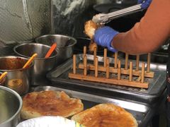 -小红车炸蛋葱油饼