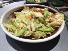 虾干炝炒莲花白-那家小馆•北京菜•烤鸭(中关村店)