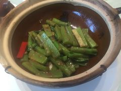 沙窝虾酱焗芥兰-功夫汤粤港餐厅(锦业路店)