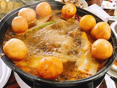 -老红桥炸灌肠牛肚锅烧烤(定福庄店)