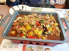 双椒紫苏牛蛙-意卡菲·欢乐聚会餐厅(华侨店)